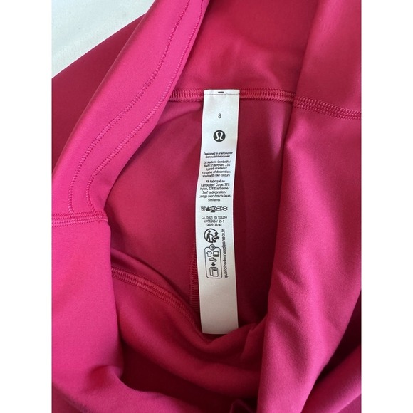 NEW Lululemon Wunder Train HR Tight 28'' Size 8 Leggings Pink Dragon Fruit NWT - Picture 2 of 11